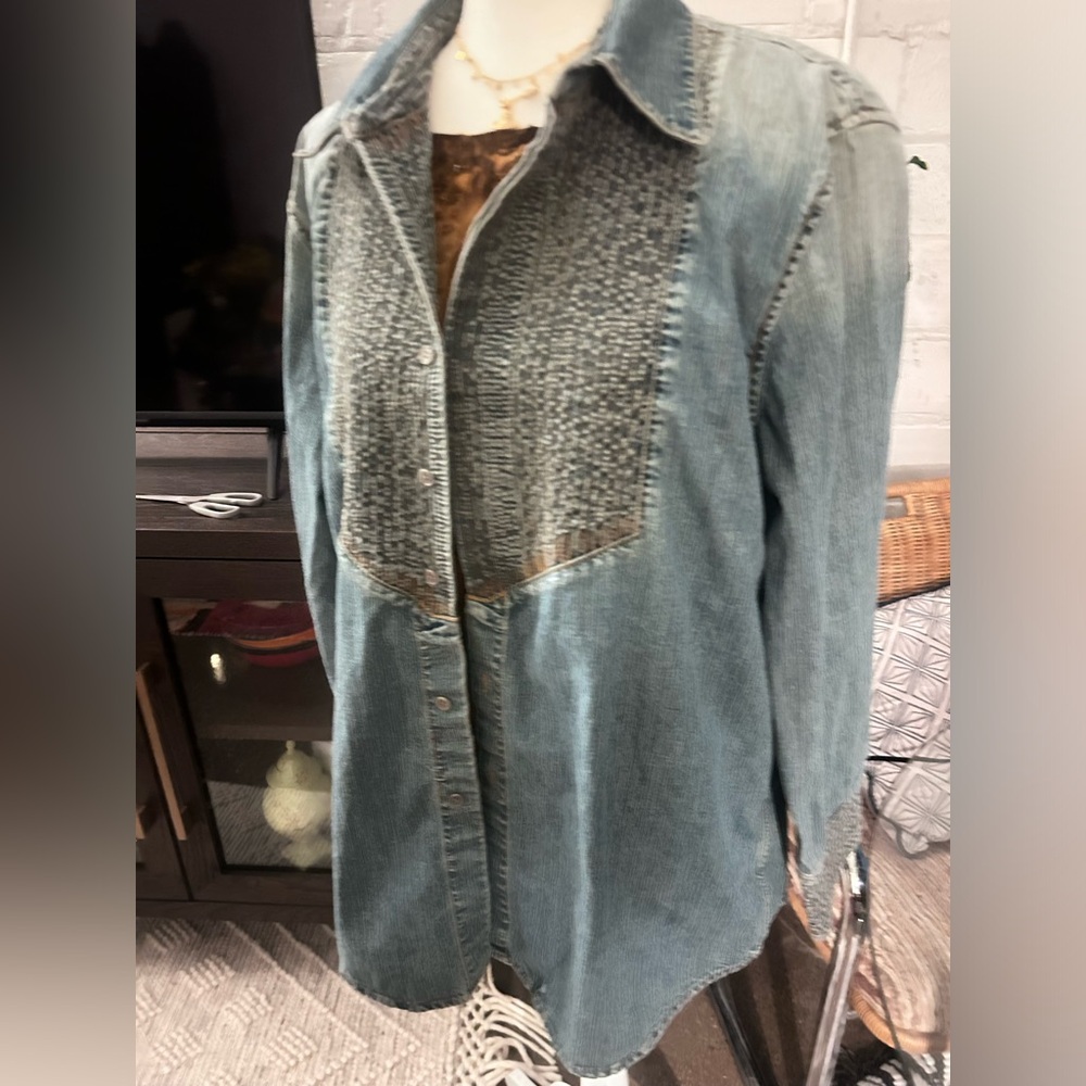 DKNY denim overshirt - Picture 2 of 6